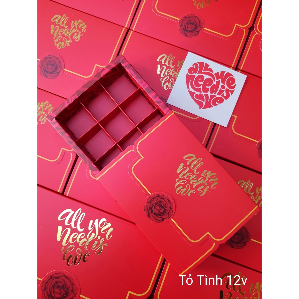 Hộp đựng socola 9 - 24 viên