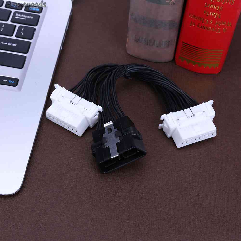 Dây Cáp Chia 1 Sang 2 Cổng OBD 2 16pin Chuyên Dụng Cho Máy Quét Chẩn Đoán ELM327