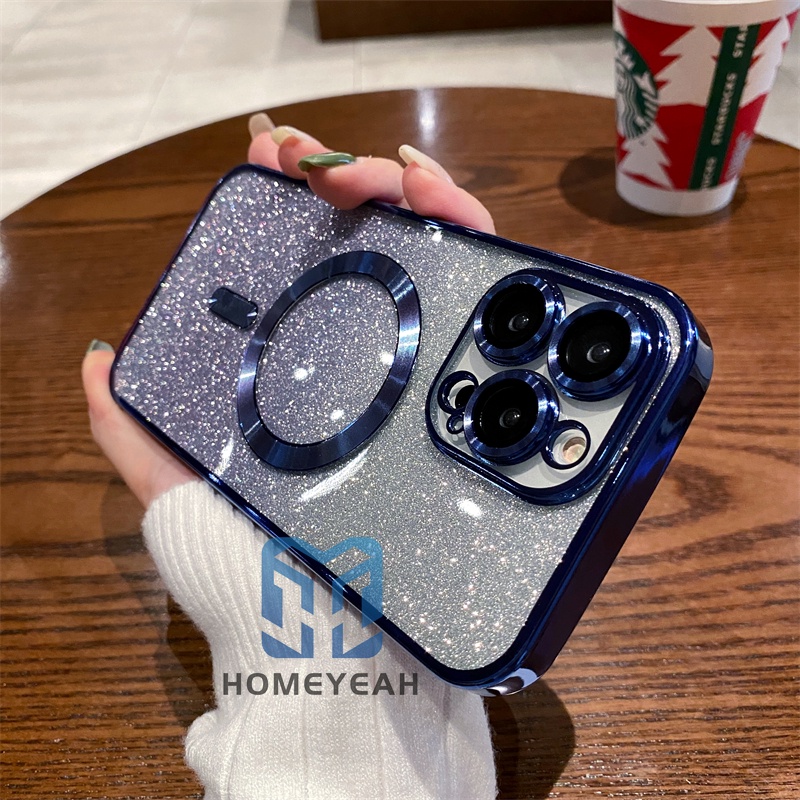 Ốp Điện Thoại Mềm Trong Suốt Chống Sốc Có Ngăn Đựng Thẻ Và Kim Tuyến Cho iPhone 11 12 13 14 Pro Max 14 Plus