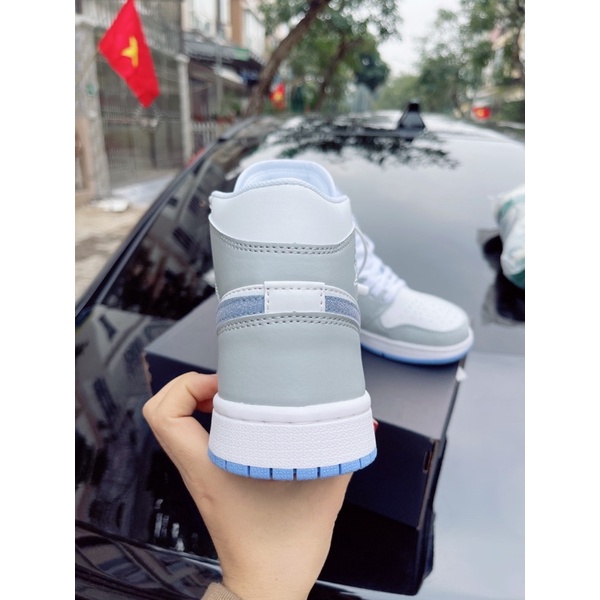 GIÀY THỂ THAO SNEAKER JD SÓI XÁM , JD XÁM VỆT XANH BẢN CAO CẤPA