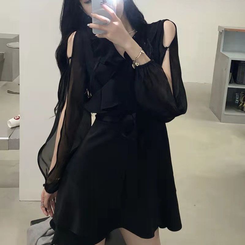Đầm BabydollSkirt Không Tay Eo Cao Phong Cách Thời Trang Xuân Hè 2022 Mới