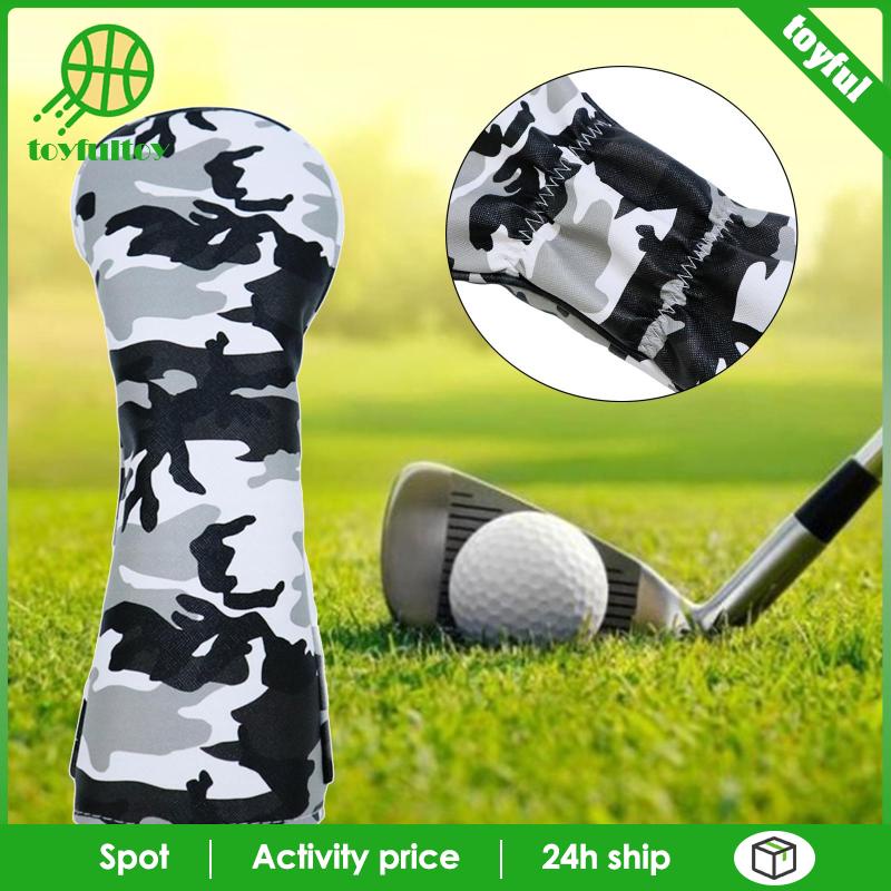 Vỏ Bọc Đầu Gậy Đánh Golf Bằng Gỗ Kèm Thẻ Số