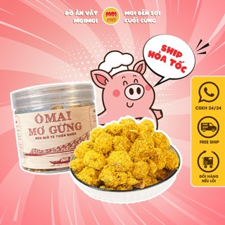 Ô mai mơ gừng 250g - đồ ăn vặt moimoi