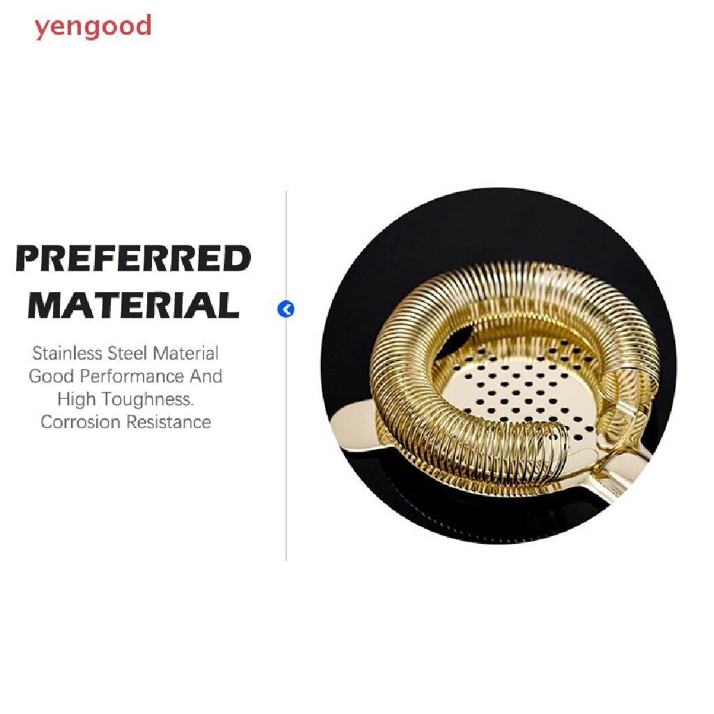 Dụng Cụ Lọc Đá Uống Cocktail Chuyên Nghiệp Bằng Thép Không Gỉ