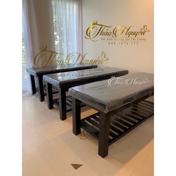 Giường Spa Massage Chân gỗ