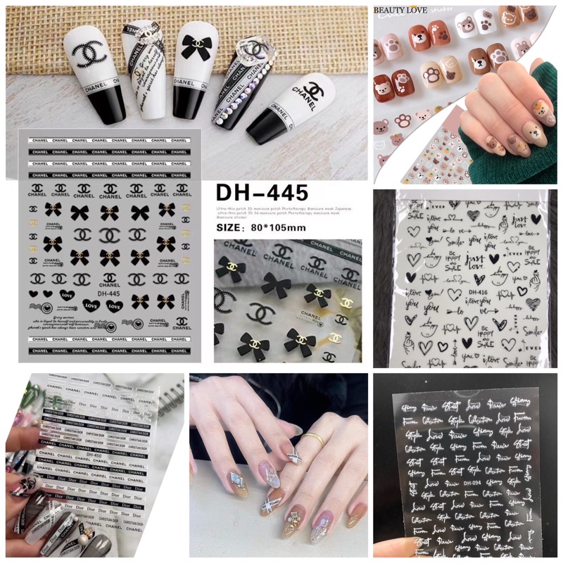 Sticker Trang Trí Móng Cute