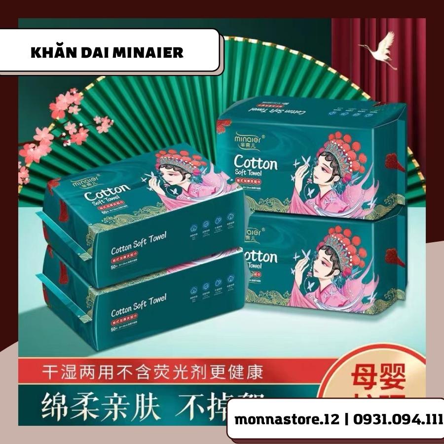 Khăn mặt khô dùng 1 lần Minaier