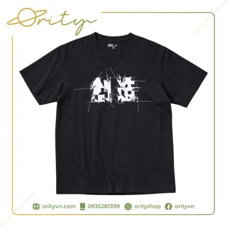 [Chính Hãng - Size US] Áo thun in họa tiết Unilo T-Shirt - Mẫu Gen Hoshino hình (đen)