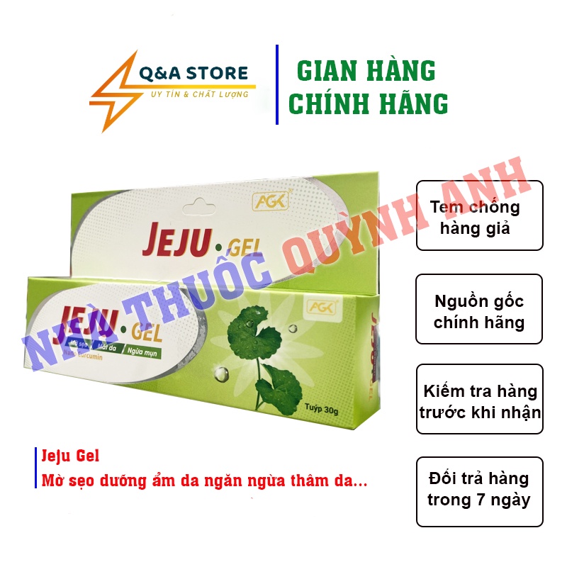 Jeju Gel mờ sẹo dưỡng ẩm da ngăn ngừa thâm, rạn, nhăn da