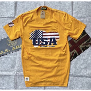 Áo thun nam nhập khẩu Thái Lan cờ Mỹ USA đơn giản