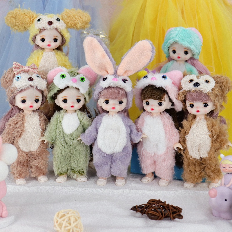 Búp Bê 16cm Có Thể Cử Động Được Xinh Xắn