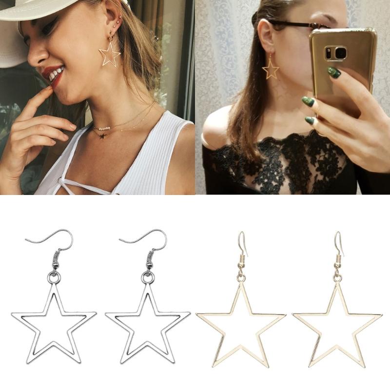 Bông Tai Dáng Dài Hình Ngôi Sao Phong Cách Bohemian Thời Trang Cho Nữ