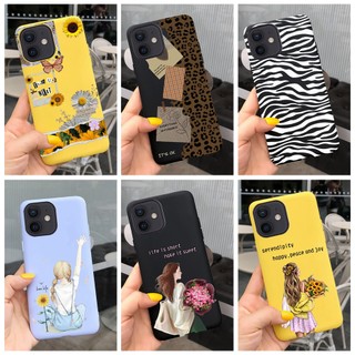 Ốp điện thoại silicon mềm họa tiết hoa hướng dương cho iphone 12 pro max iphone12 12pro