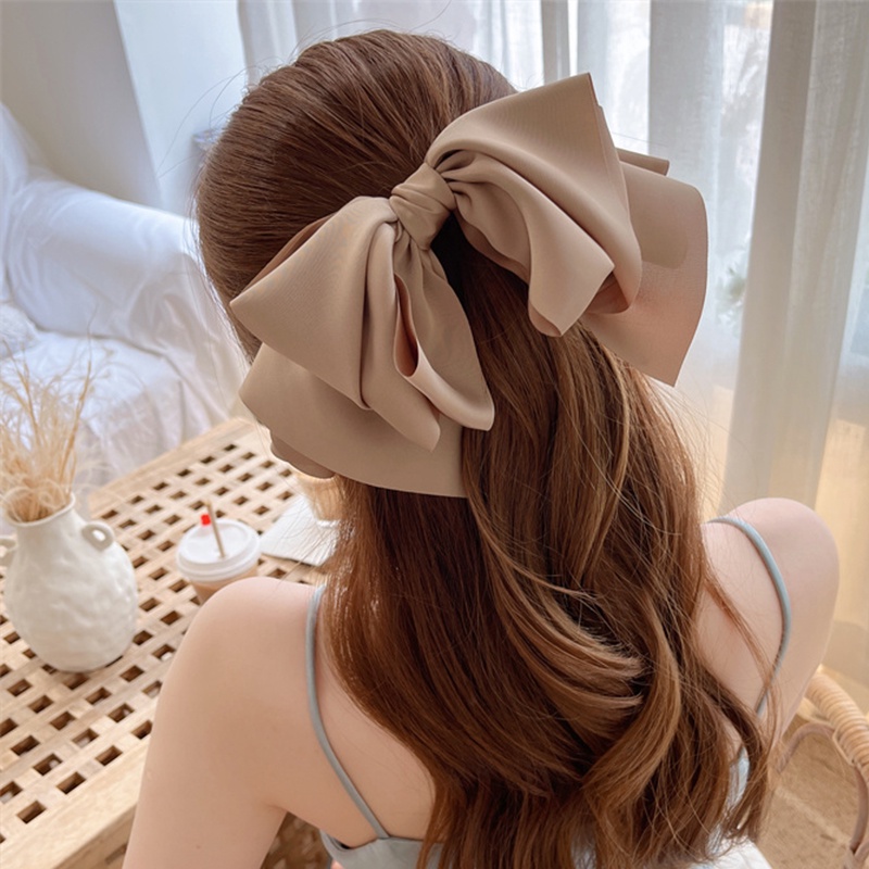 Kẹp Tóc Nơ Nhiều Lớp Màu Sắc Thời Trang Dành Cho Nữ