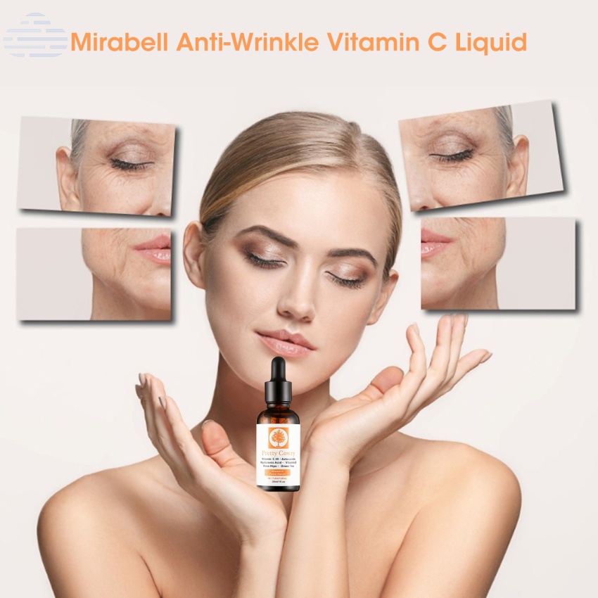 Serum vitamin C nguyên chất 100% hyaluronic acid chống lão hóa và nếp nhăn làm săn chắc da mặt