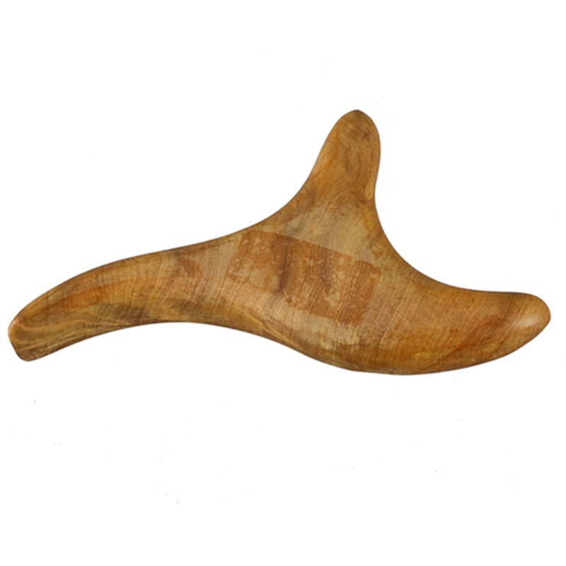 Dụng Cụ Mát Xa Chân / Cổ / Cơ Thể Bằng Gỗ Hình Tam Giác Giúp Lưu Thông Máu Và Đốt Cháy M