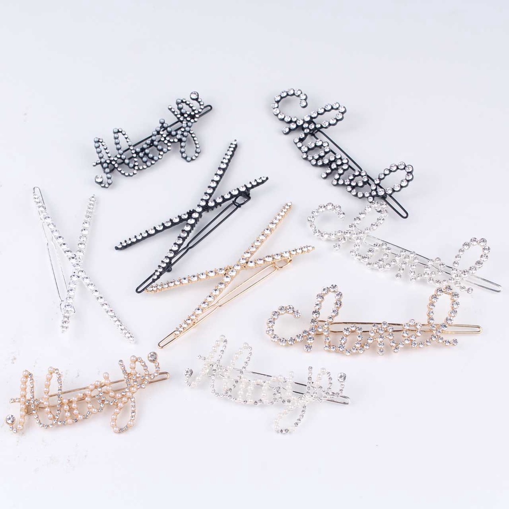 Kẹp Tóc Đính Kim Cương Giả Thời Trang Cho Nữ