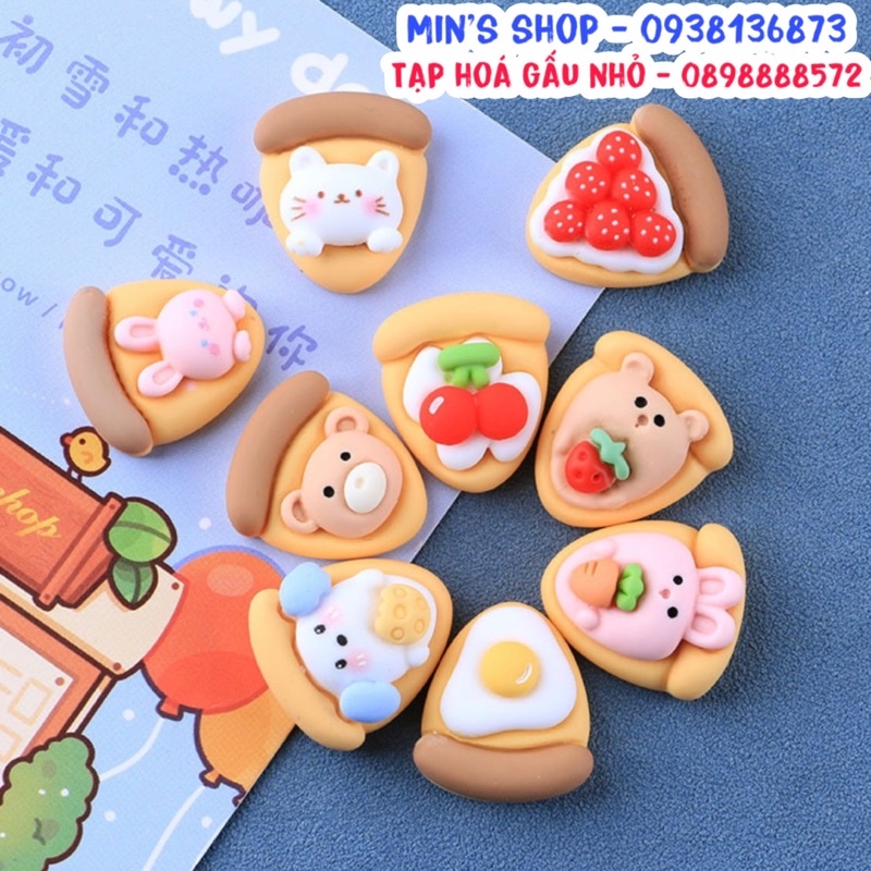 CHARM/STICKER 3D MẪU BÁNH NƯỚNG 2023