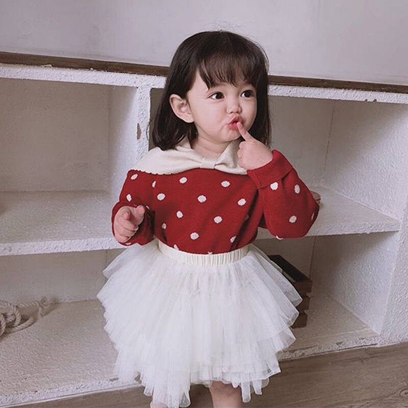 Chân Váy Xòe Tutu Màu Trơn Dễ Thương Thời Trang Mùa Hè Cho Bé Gái