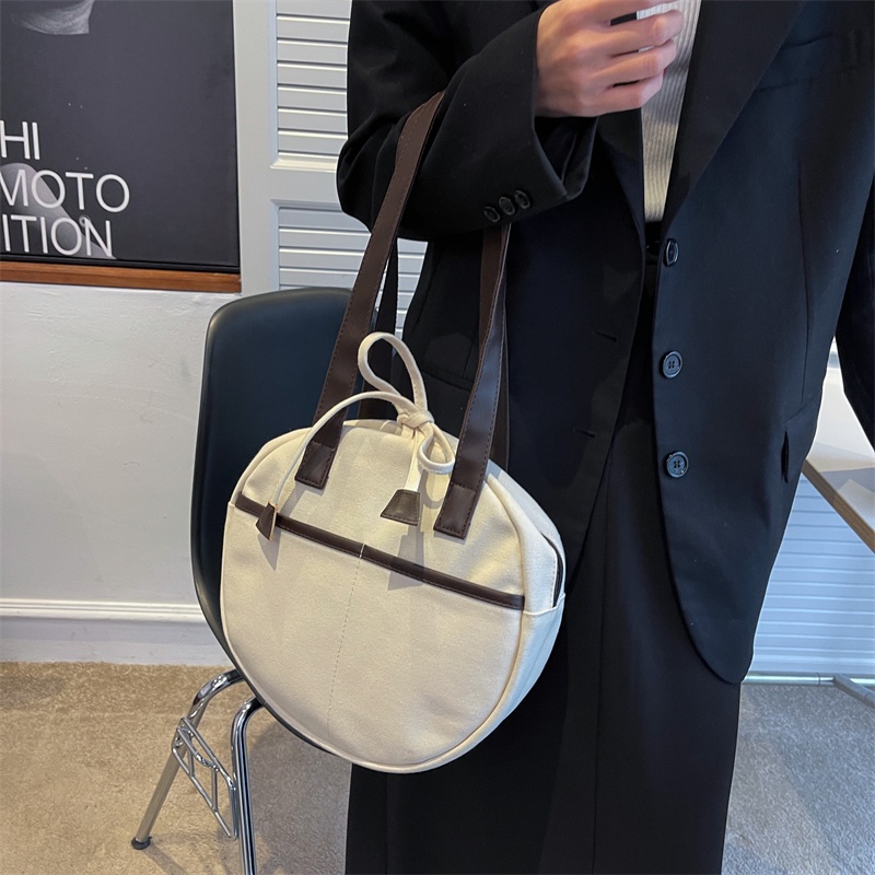 Ielgy Túi Xách Đeo Chéo Hình Tròn Nhỏ Cầm Tay Dễ Phối Đồ Thời Trang Thường Ngày Cho Nữ