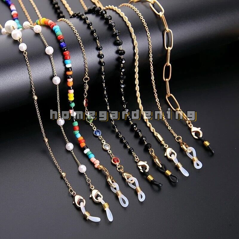 Dây Chuỗi Hạt Ngọc Trai Đeo Kính Mát Thời Trang