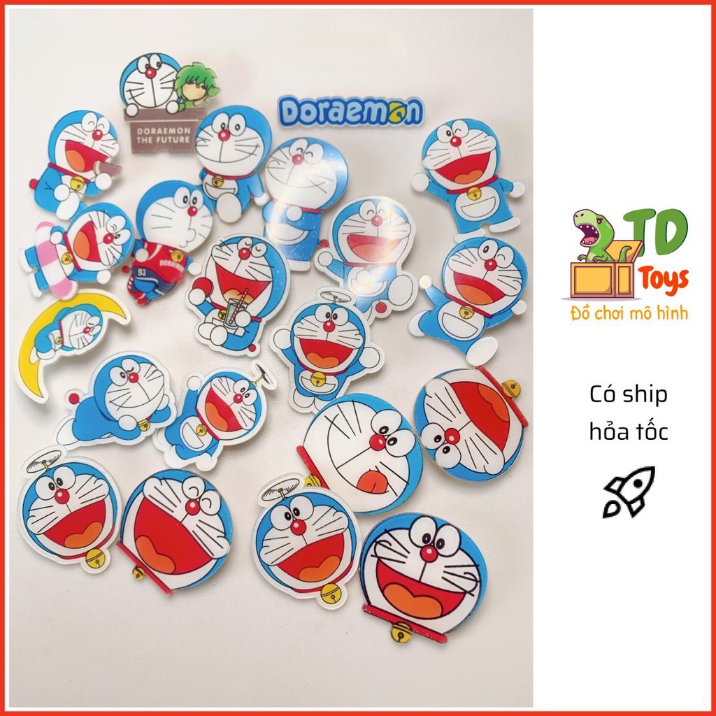 Huy hiệu ghim cài áo, cài balo, nhiều mẫu đẹp, dễ thương Doraemon