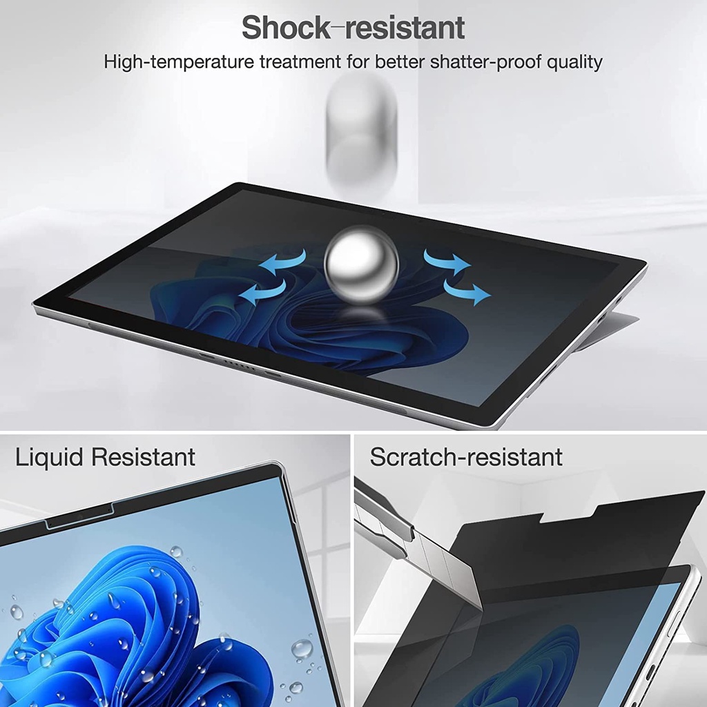 Sự riêng tư Kính Bảo Vệ Màn Hình Chống Nhìn Trộm Chất Lượng Cao Cho surface Pro 8 Pro X surface pro8 proX