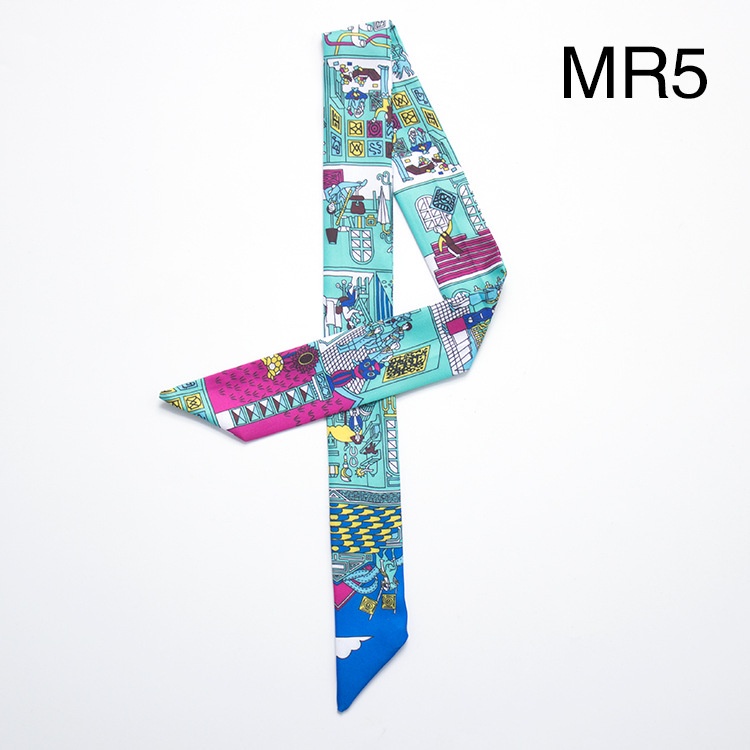 Khăn Choàng Cổ Dài Đa Năng Bằng Lụa Mỏng Họa Tiết Chấm Bi Ngọt Ngào Cho Nữ