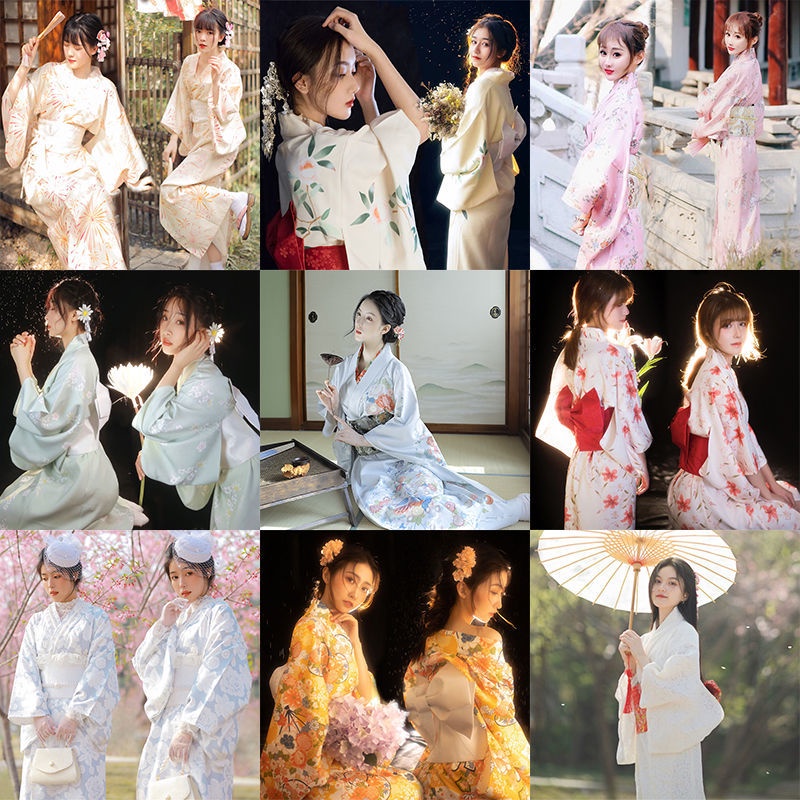 Kimono Cách Tân Nhật Bản Dễ Thương Cho Nữ