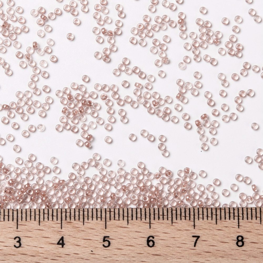 Túi 10g Hạt Xâu Chuỗi Tròn Nhật Bản 15 / 0  Má Hồng Nhẹ 1.5mm: 0.7mm khoảng 5555 Cái / 10g