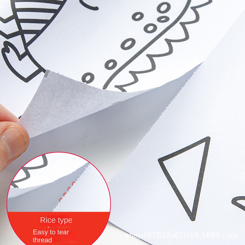 Bộ 3 Cuộn Giấy Tô Màu Sắc Cho Bé