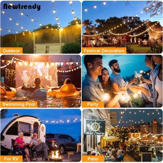 [0202]  1800mAh Solar String Lights Decoration 25 Lihgts LED High Voltage String Light