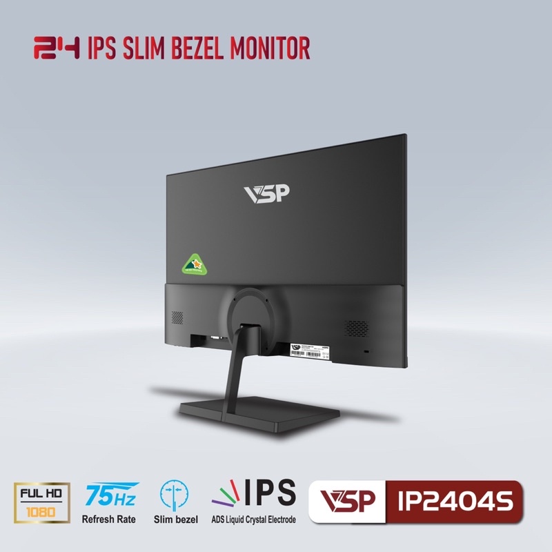 Màn hình VSP IPS Thinking 24 inch tràn viền IP2404S NEW Bảo hành 24 tháng