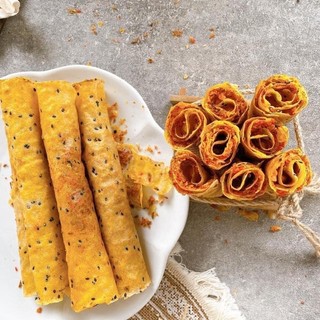 ( Combo 10 cái ) Bánh tráng cuộn ruốc tôm anh Bảy Mập