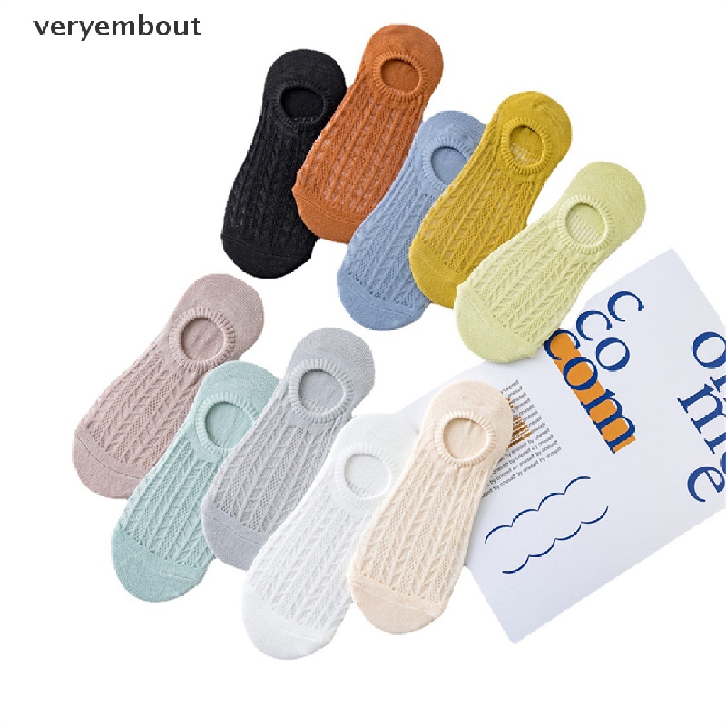 Vớ Thuyền Chống Trượt Thoáng Khí Thời Trang Mùa Hè Cho Nữ