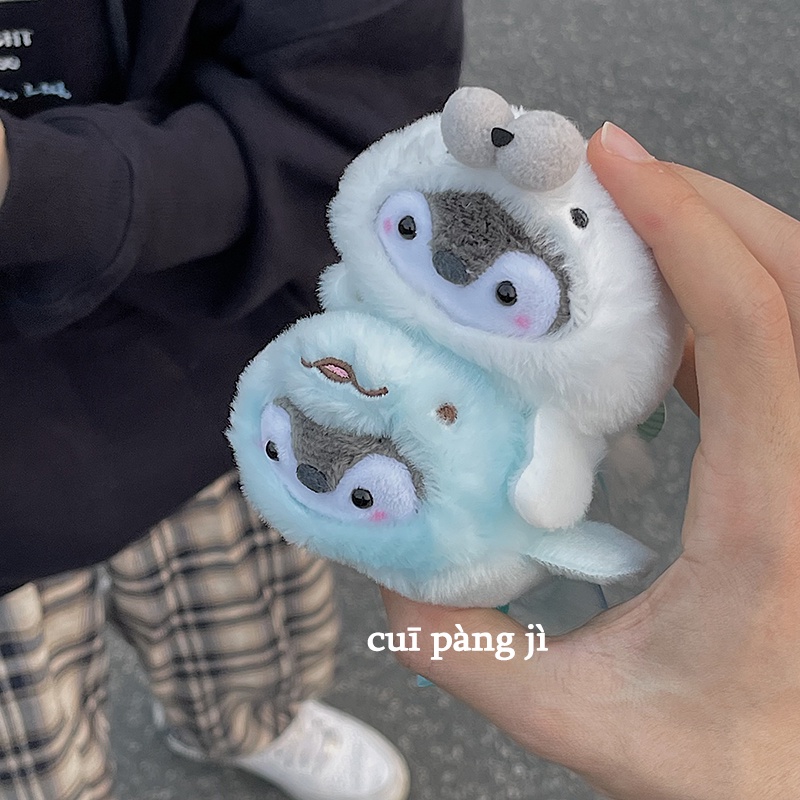 Thú Nhồi Bông Cá Voi Chim Cánh Cụt Hoạt Hình Dễ Thương