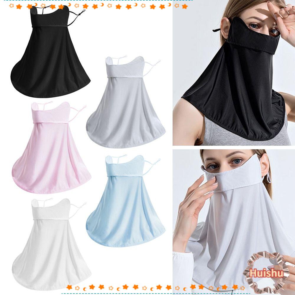 1 Băng Đô Lụa Lạnh Che Mặt / Cổ Chống Nắng / Gió Bảo Vệ Khi Lái Xe Ngoài Trời