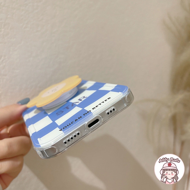 Ốp Điện Thoại TPU Mềm Mỏng Chống Mồ Hôi Phối Màu Tương Phản Có Giá Đỡ Cho IPhone 14 Pro Max 13 12 11 Pro Max