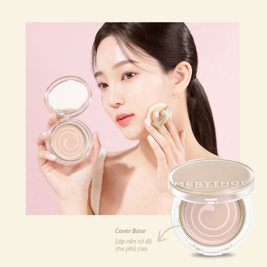 Phấn tươi mềm mịn độ che phủ cao làm da căng bóng Reel Cover Melting Pact 11g
