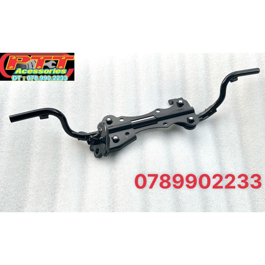 BỘ GÁC CHÂN TRƯỚC  VÀ CHỐNG NGANG 2 TẦNG  XE FUTURE 1 - DREAM - WAVE 110