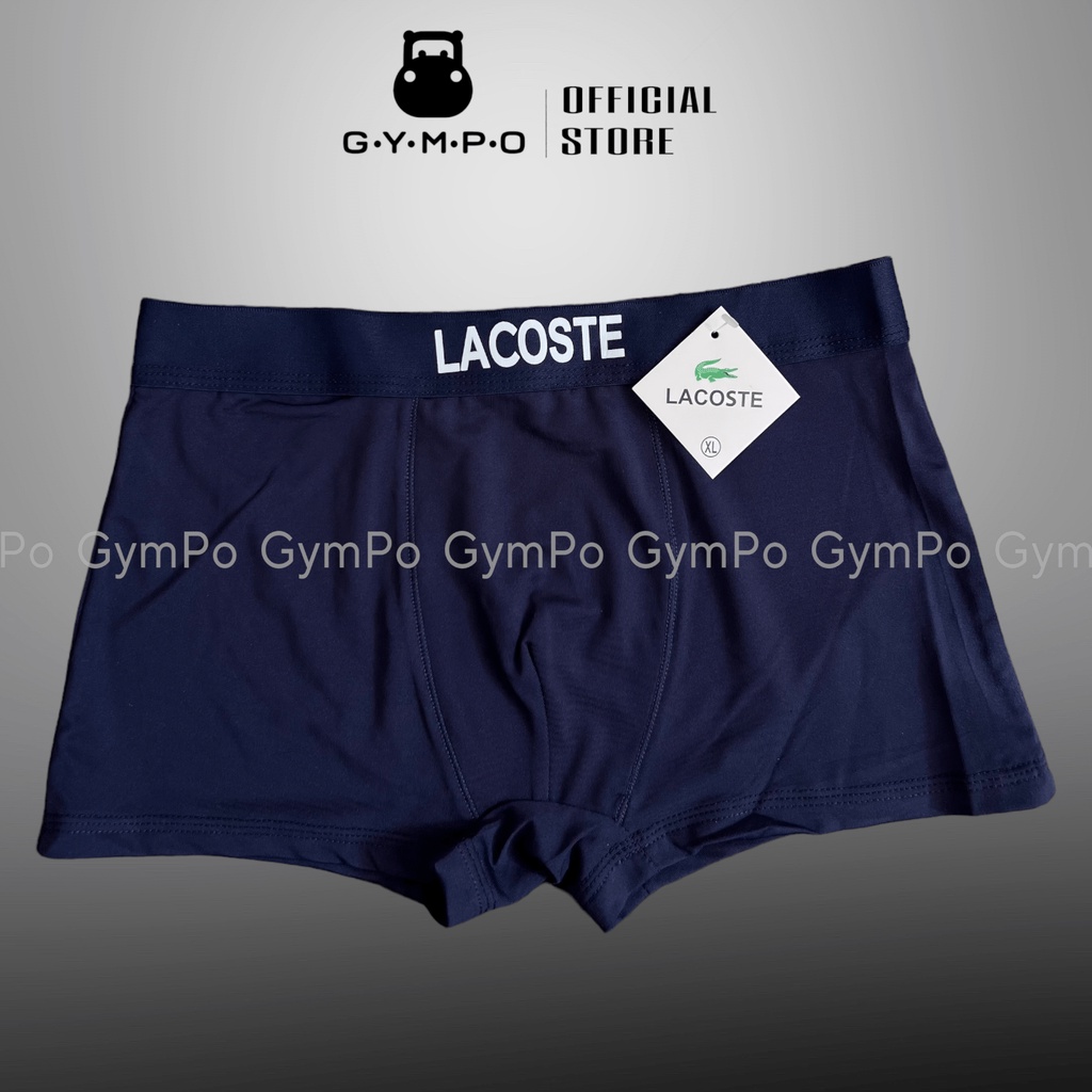 Quần Lót Nam Boxer Thun Lạnh Cạp Chữ Thời Trang