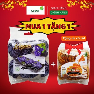 [Date 1/3/23] Mì đậu biếc Le Brother - Duy Anh Foods Butterfly Pea Wheat Noodle- Tự nhiên 100% an toàn cho bé ăn dặm