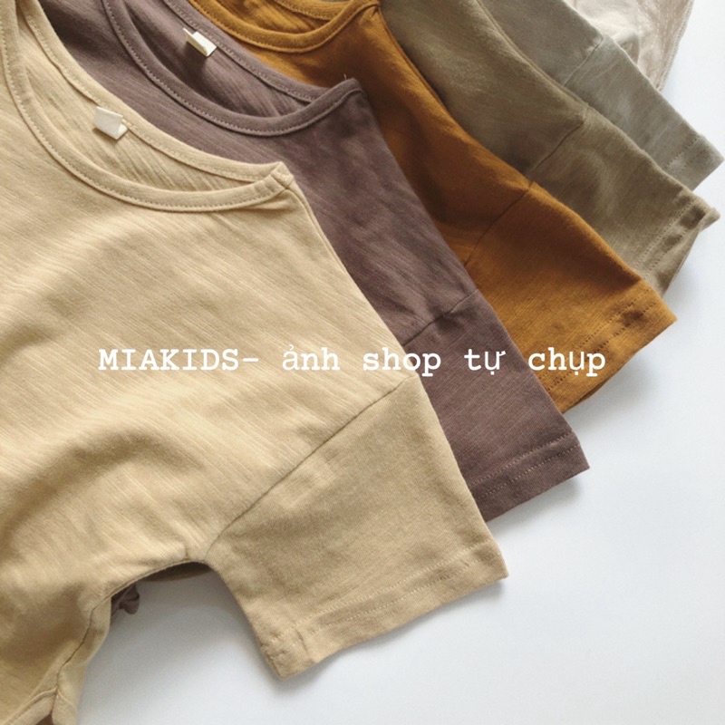 Áo mùa hè cho bé, Áo cộc cho bé chất cotton phong cách Hàn Quốc