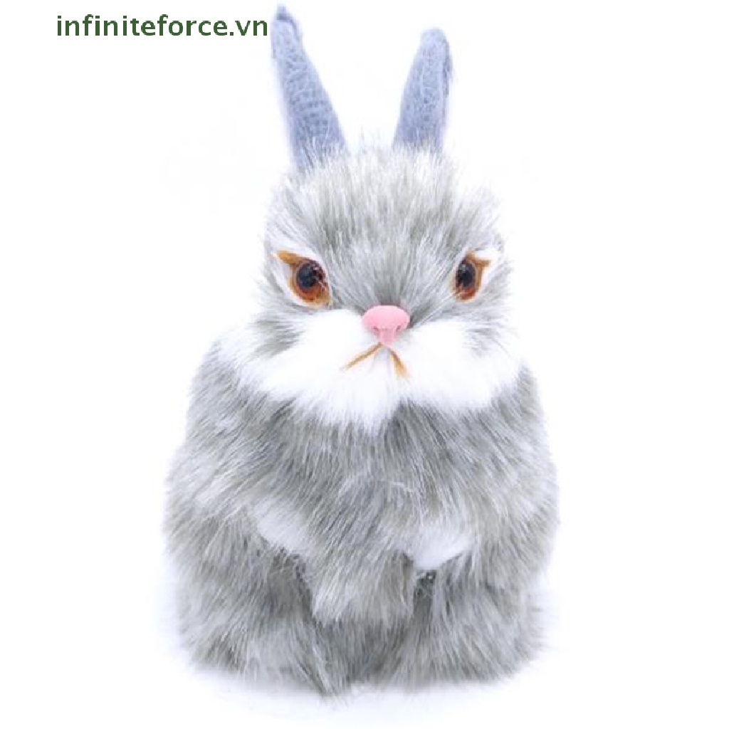 Đồ Chơi Nhồi Bông Hình Thỏ Phục Sinh Sống Động Như Thật