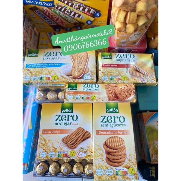 Bánh Ăn Kiêng Gullon Không Đường Đủ Loại Tây Ban Nha