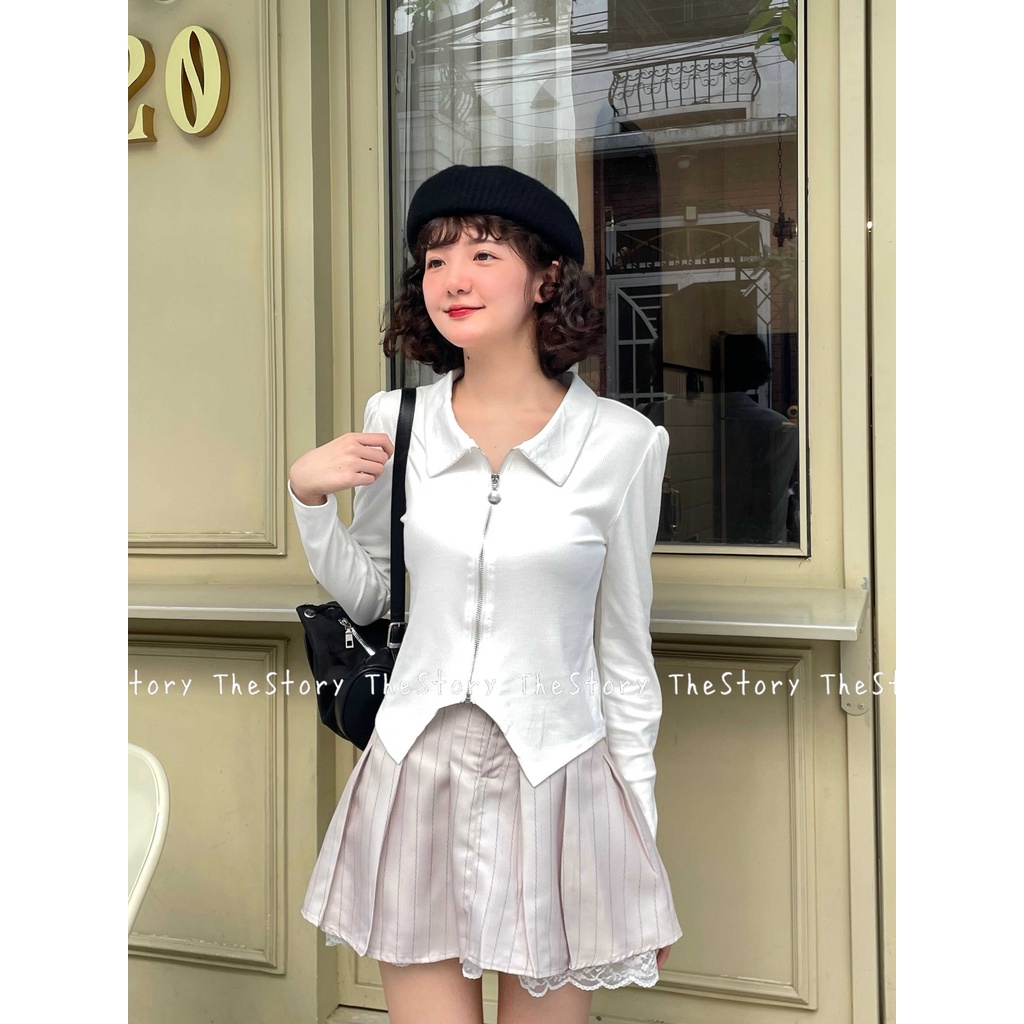 Áo polo zip tăm  A2802