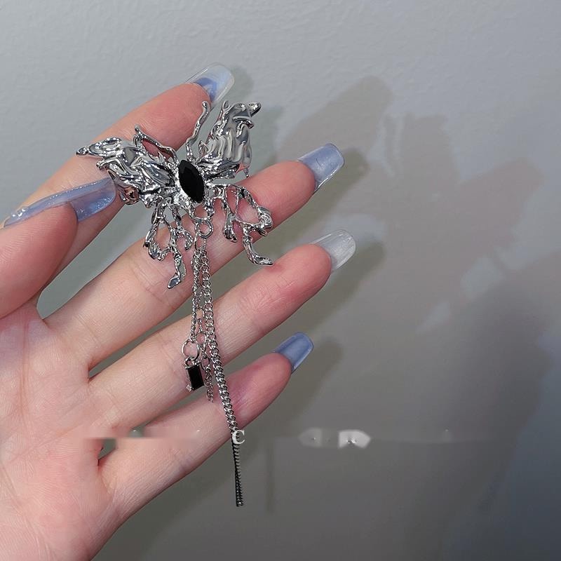 Ghim Cài Áo Hình Bướm Tua Rua Phong Cách Hàn Quốc Cá Tính