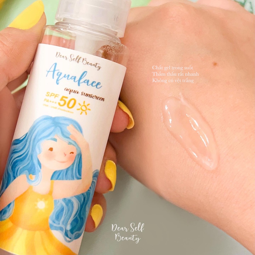 Kem chống nắng siêu cấp nước Aquaface SPF50 PA+++ - Dear Self Beauty