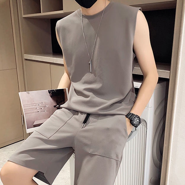Set Đồ Thể Thao Sát Nách Màu Sắc Tinh Khiết 2.27 Cho Nam