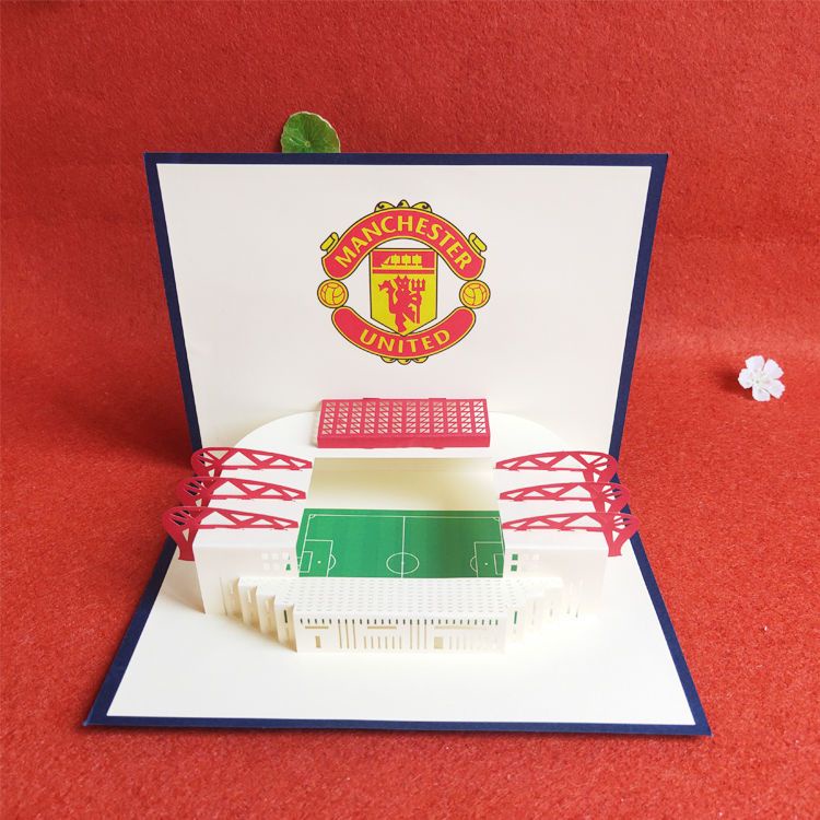 Bộ Thẻ Bài Trò Chơi Real Madrid Manchester United Barcelona 3D Phong Cách Châu Âu